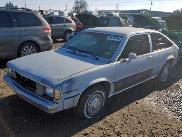 1G1AX08R4C6146091 - 1982 CHEVROLET CITATION BLUE photo 2