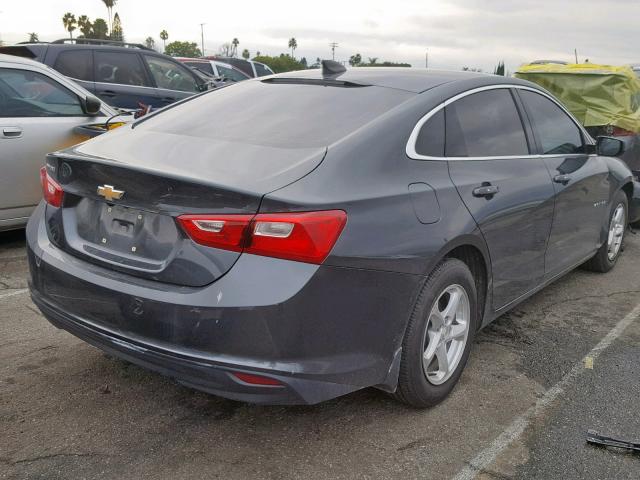 1G1ZB5ST6HF166319 - 2017 CHEVROLET MALIBU LS 灰色 照片 4