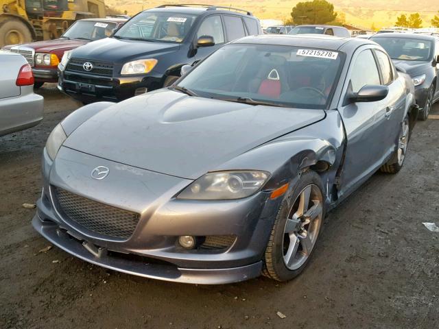 JM1FE173040115463 - 2004 MAZDA RX8 SILVER photo 2