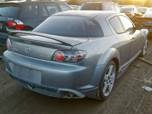 JM1FE173040115463 - 2004 MAZDA RX8 SILVER photo 4