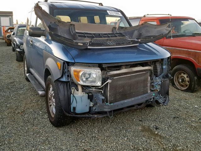 5J6YH28686L002709 - 2006 HONDA ELEMENT EX BLUE photo 9