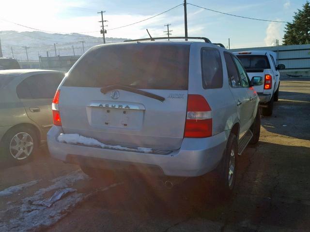 2HNYD18201H537624 - 2001 ACURA MDX SILVER photo 4