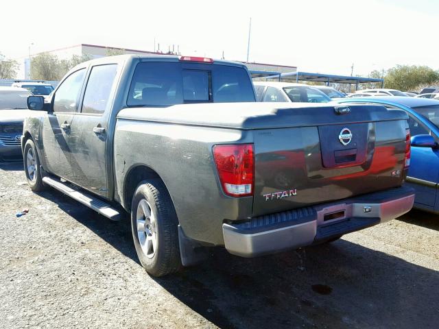 1N6AA07AX4N566589 - 2004 NISSAN TITAN XE GREEN photo 3