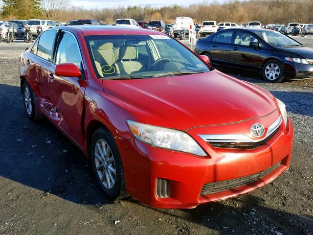 4T1BB3EK3BU137665 - 2011 TOYOTA CAMRY HYBR RED photo 1