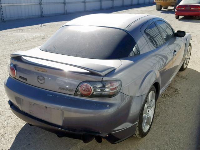 JM1FE173X40138264 - 2004 MAZDA RX8 GRAY photo 4