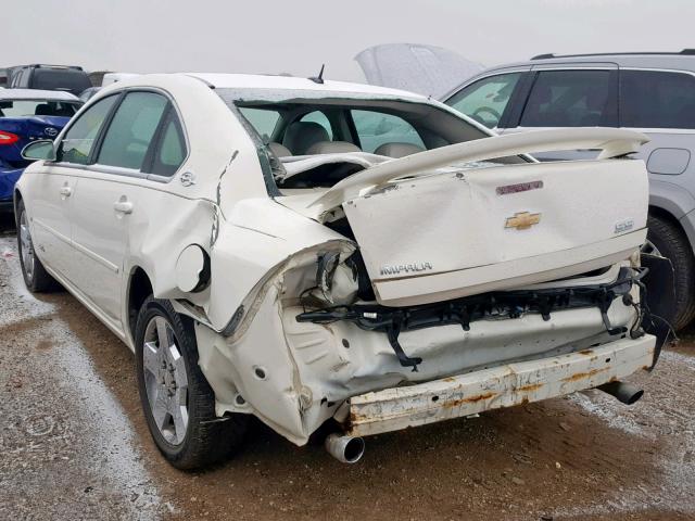 2G1WD58C189169061 - 2008 CHEVROLET IMPALA SUP Ақ фото 3