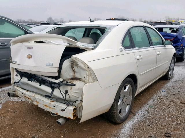 2G1WD58C189169061 - 2008 CHEVROLET IMPALA SUP Ақ фото 4