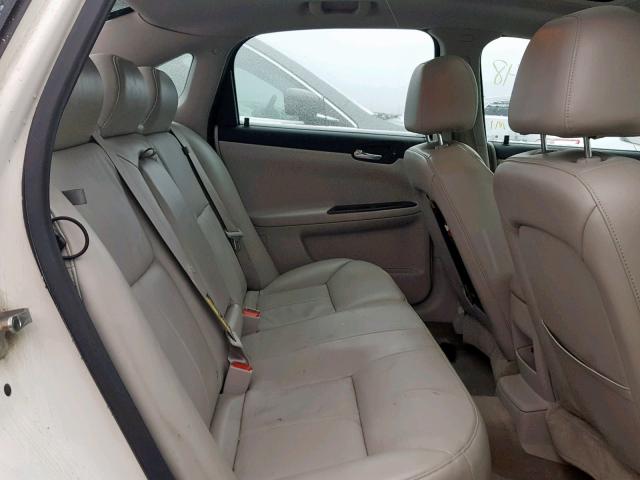 2G1WD58C189169061 - 2008 CHEVROLET IMPALA SUP Ақ фото 6