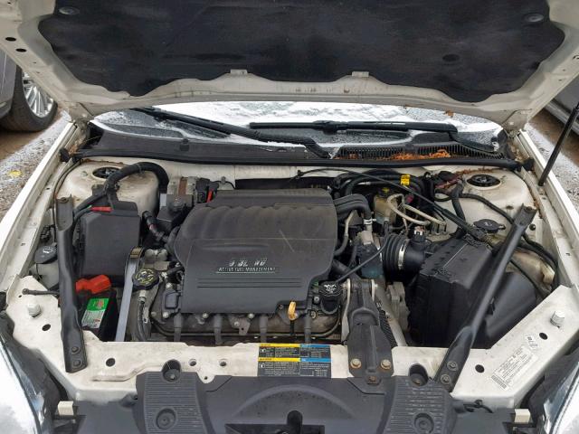 2G1WD58C189169061 - 2008 CHEVROLET IMPALA SUP Ақ фото 7