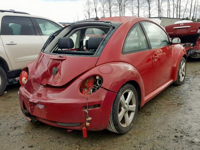 3VWSW31C96M405049 - 2006 VOLKSWAGEN NEW BEETLE Qırmızı foto 4