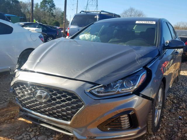 5NPE34AF8JH706323 - 2018 HYUNDAI SONATA SPO SILVER photo 2