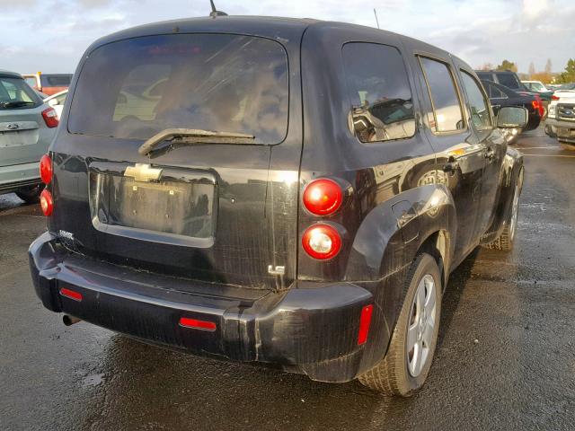 3GNCA13D08S673154 - 2008 CHEVROLET HHR LS Czarny zdjęcie 4