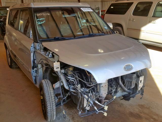 KNDJT2A28B7706165 - 2011 KIA SOUL + SILVER photo 1