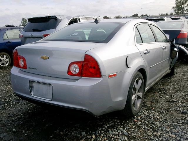 1G1ZC5EU2CF366561 - 2012 CHEVROLET MALIBU 1LT ვერცხლისფერი ფოტო 4