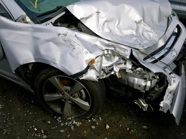 1G1ZC5EU2CF366561 - 2012 CHEVROLET MALIBU 1LT ვერცხლისფერი ფოტო 9