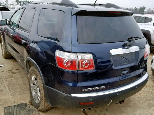 1GKKRPED2CJ101062 - 2012 GMC ACADIA SLE BLUE photo 3