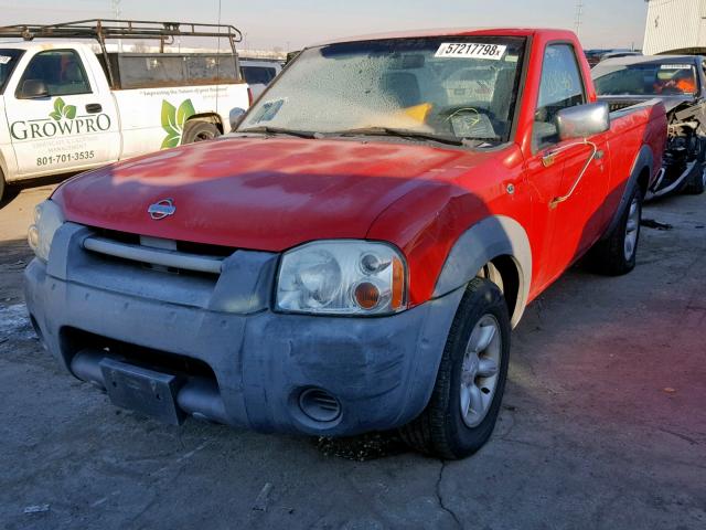 1N6DD21S21C305269 - 2001 NISSAN FRONTIER X RED photo 2