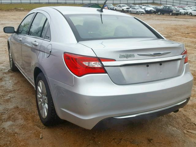 1C3CCBAB1CN320150 - 2012 CHRYSLER 200 LX SILVER photo 3