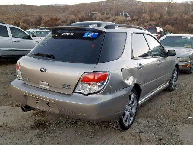 JF1GG74647G804374 - 2007 SUBARU IMPREZA WR SILVER photo 4