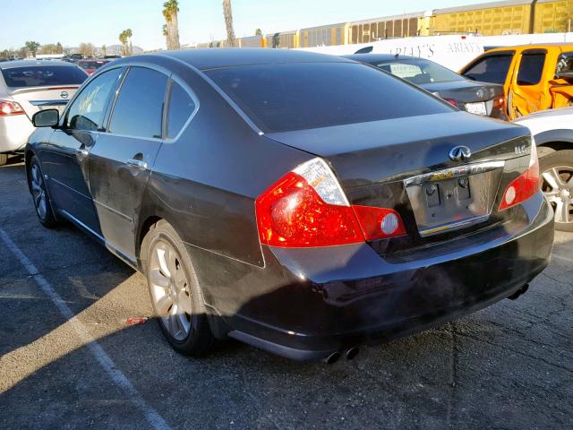 JNKBY01E27M403703 - 2007 INFINITI M45 BASE BLACK photo 3