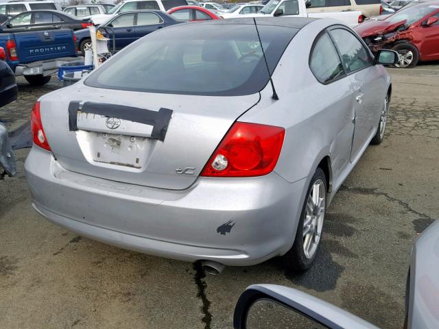 JTKDE177460089438 - 2006 TOYOTA SCION TC 银色 照片 4
