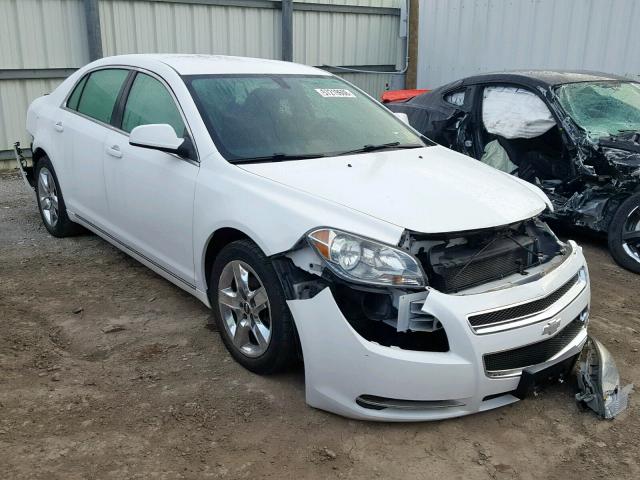 1G1ZC5E04AF174858 - 2010 CHEVROLET MALIBU 1LT WHITE photo 1