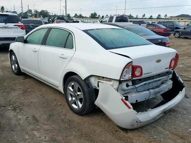 1G1ZC5E04AF174858 - 2010 CHEVROLET MALIBU 1LT WHITE photo 3