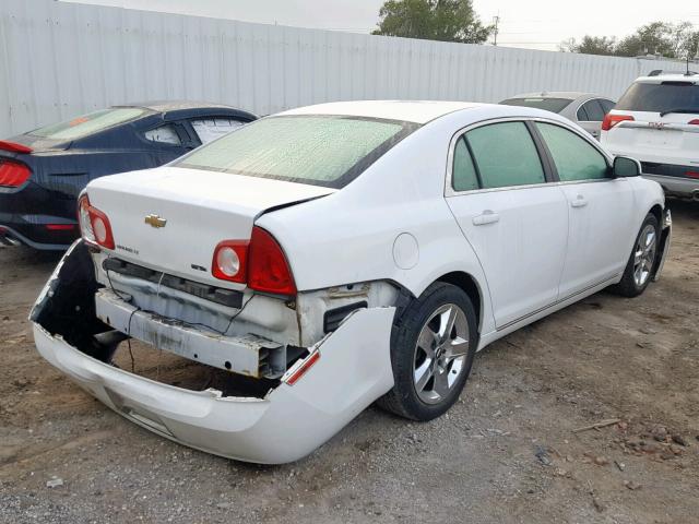 1G1ZC5E04AF174858 - 2010 CHEVROLET MALIBU 1LT WHITE photo 4