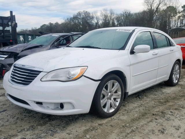 1C3CCBBB6DN656666 - 2013 CHRYSLER 200 TOURIN WHITE photo 2