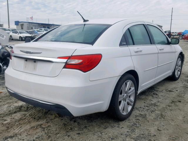 1C3CCBBB6DN656666 - 2013 CHRYSLER 200 TOURIN WHITE photo 4