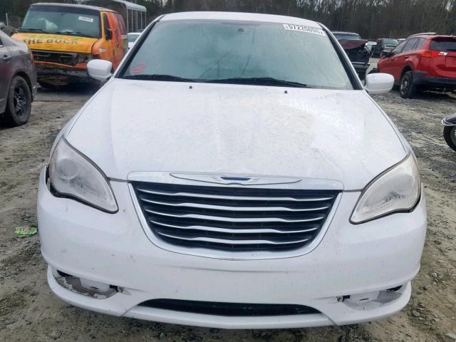 1C3CCBBB6DN656666 - 2013 CHRYSLER 200 TOURIN WHITE photo 9