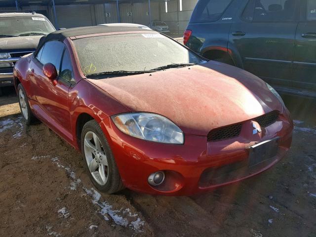 4A3AL25F28E004700 - 2008 MITSUBISHI ECLIPSE SP RED photo 1