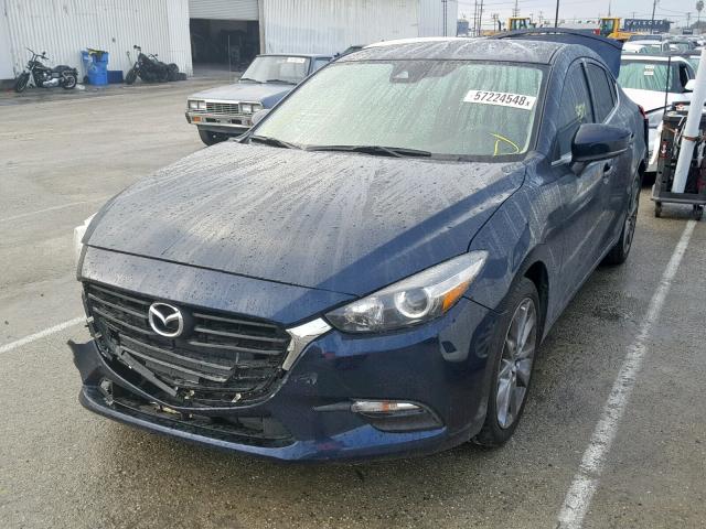 3MZBN1V33JM173266 - 2018 MAZDA 3 TOURING BLUE photo 2