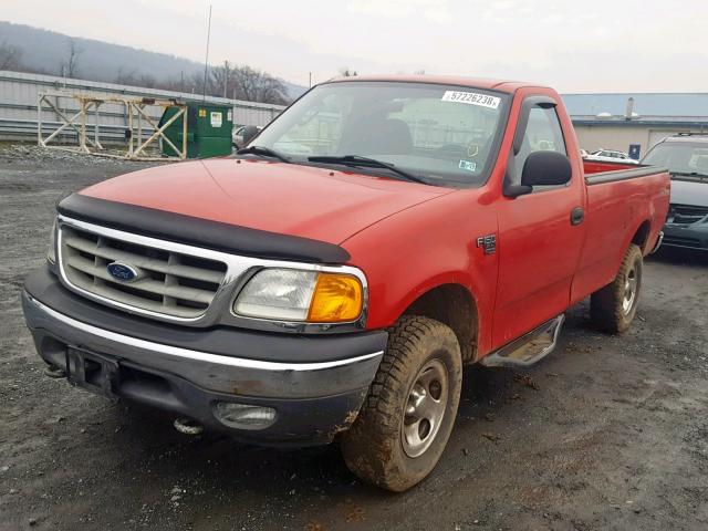 2FTRF18W94CA63262 - 2004 FORD F-150 HERI RED photo 2