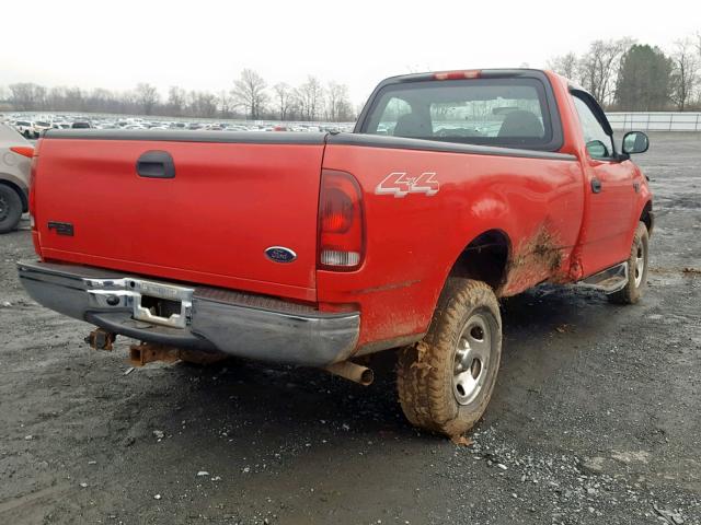 2FTRF18W94CA63262 - 2004 FORD F-150 HERI RED photo 4