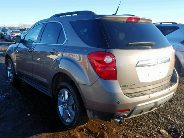 2GNFLNE5XC6159789 - 2012 CHEVROLET EQUINOX LT BROWN photo 3