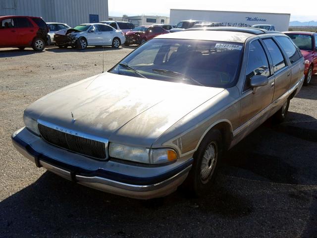 1G4BR8374PW405061 - 1993 BUICK ROADMASTER BROWN photo 2