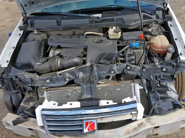 1G8AJ55F37Z137722 - 2007 SATURN ION LEVEL WHITE photo 7