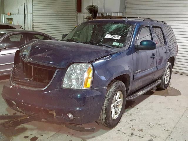 1GKFK13017J116712 - 2007 GMC YUKON BLUE photo 2