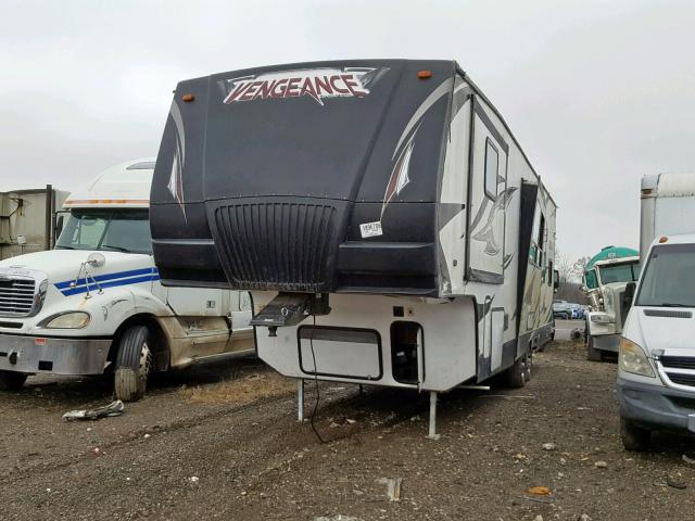 4X4FCTG29DY205084 - 2013 WILDWOOD 5TH WHEEL WHITE photo 2
