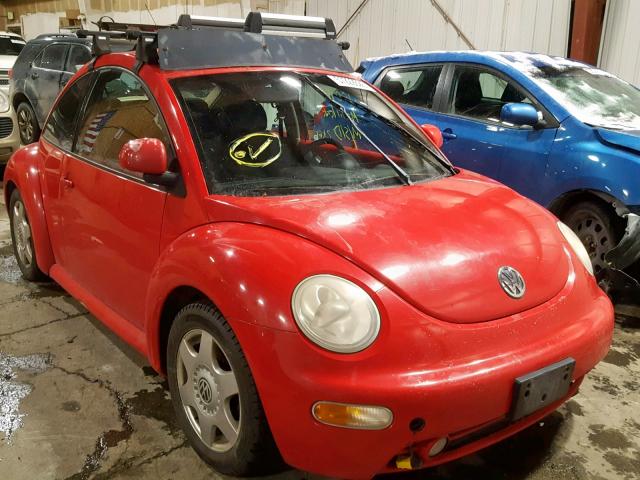 3VWBB61C8WM010566 - 1998 VOLKSWAGEN NEW BEETLE RED photo 1