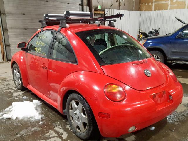 3VWBB61C8WM010566 - 1998 VOLKSWAGEN NEW BEETLE RED photo 3