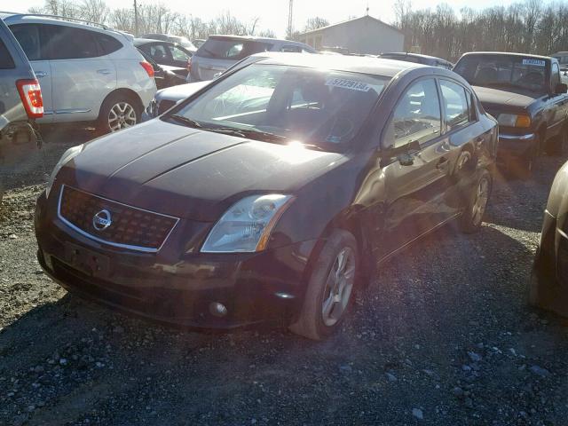 3N1AB61E69L619555 - 2009 NISSAN SENTRA 2.0 BLACK photo 2