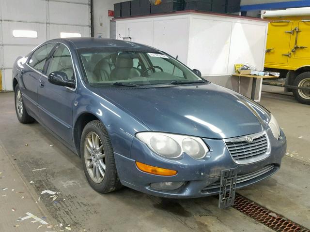 2C3HE66G02H104907 - 2002 CHRYSLER 300M BLUE photo 1