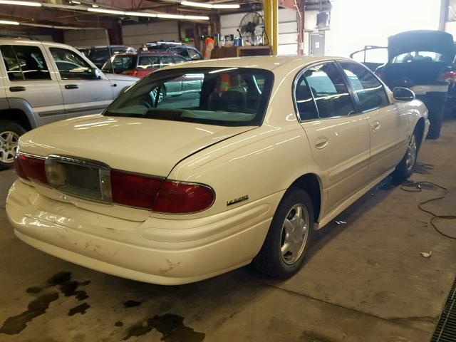 1G4HP54K914161010 - 2001 BUICK LESABRE CU WHITE photo 4