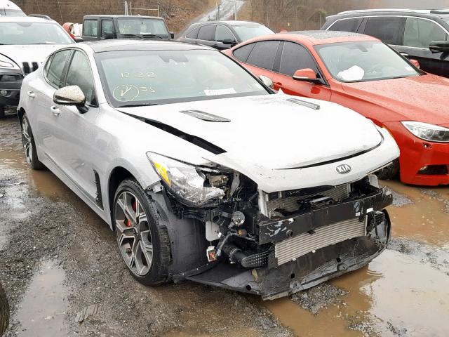 KNAE45LC4J6029929 - 2018 KIA STINGER GT GRAY photo 1