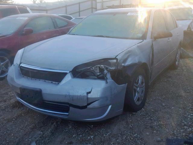 1G1ZS58F37F310926 - 2007 CHEVROLET MALIBU LS GRAY photo 2