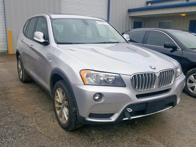 5UXWX9C55D0D02294 - 2013 BMW X3 XDRIVE2 SILVER photo 1