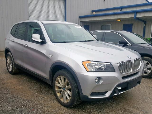 5UXWX9C55D0D02294 - 2013 BMW X3 XDRIVE2 SILVER photo 9