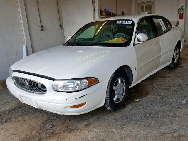 1G4HP54K514259502 - 2001 BUICK LESABRE CU WHITE photo 2